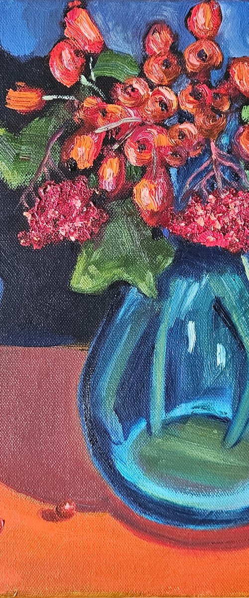 Stilllife with rosehip by Vera Stein