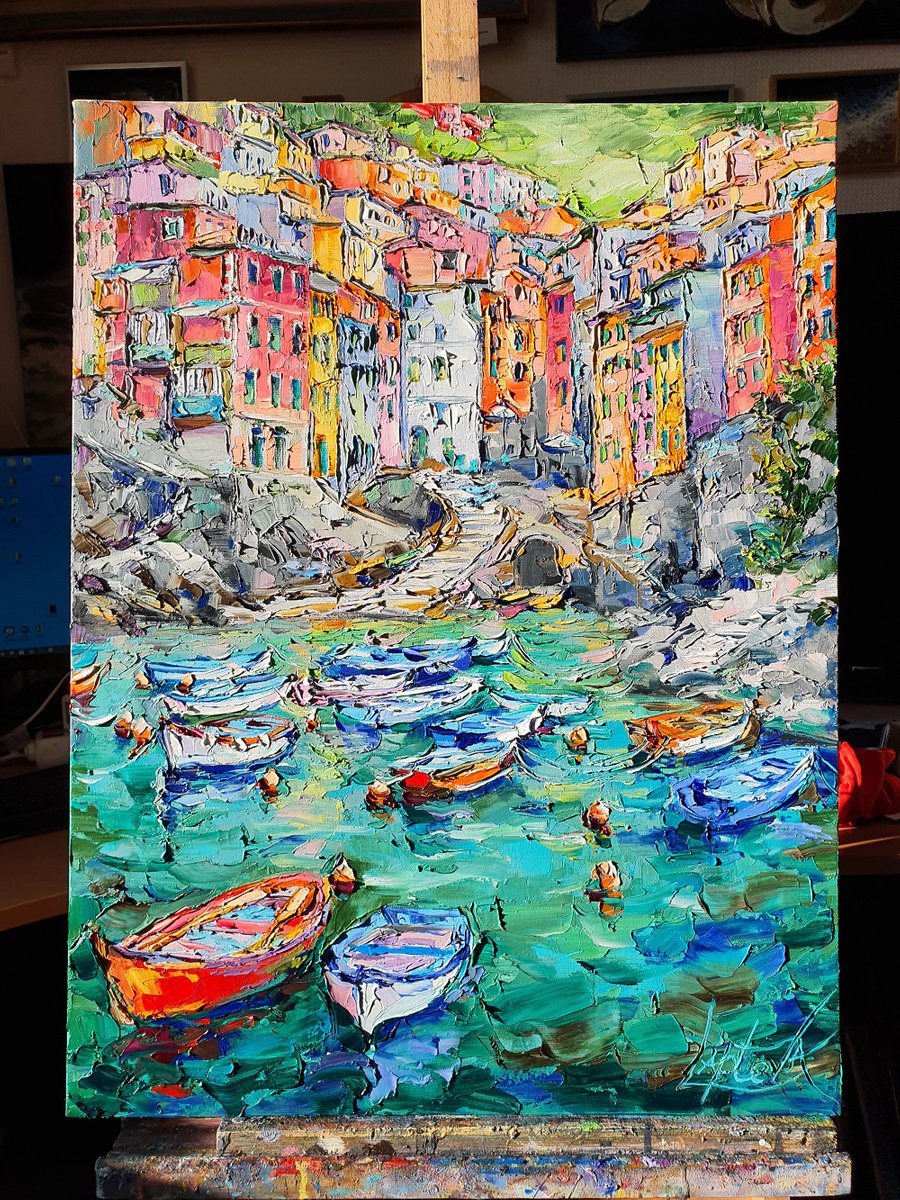 Riomaggiore, Italian landscape, Cinque Terre