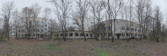 #73. Pripyat Hospital Yard 1 - Original size