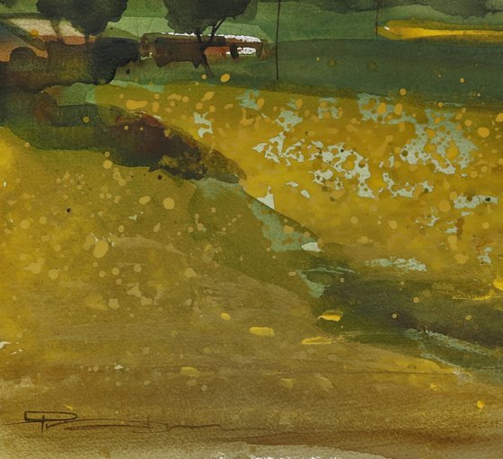 Fleeting gimpse_ mustard yellow 1