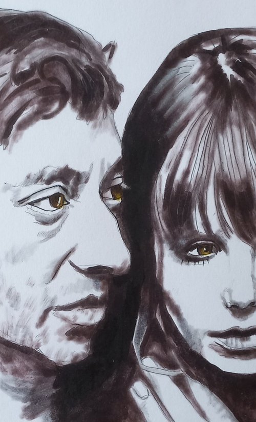 Serge Gainsbourg & Jane Birkin by Paul Nelson-Esch