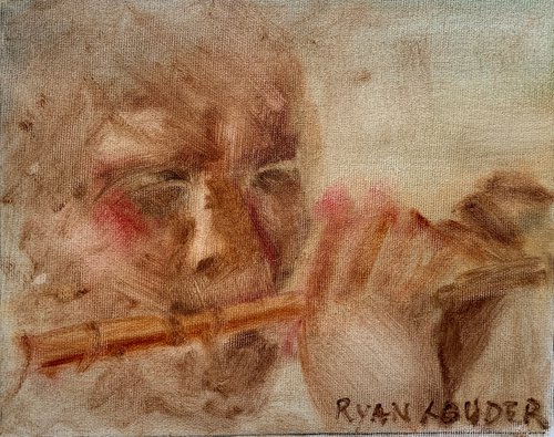 Flute Echoes Through The Forest by Ryan  Louder