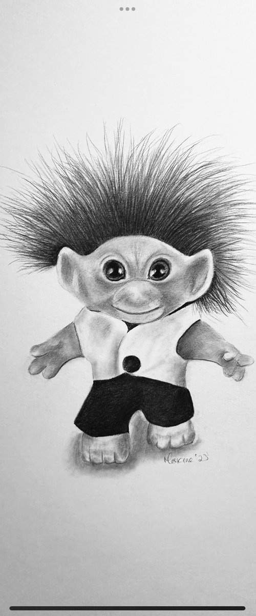 Toy troll by Maxine Taylor
