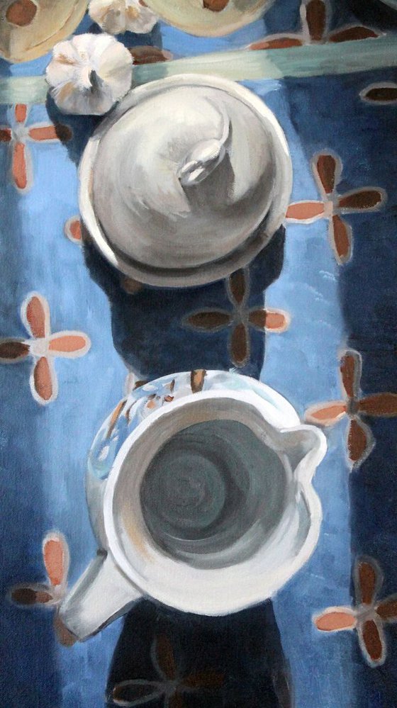 Still Life on Table Cloth version 2