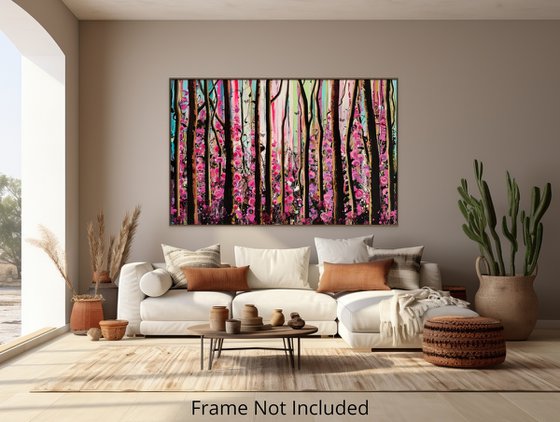 Rose Wood - Large painting