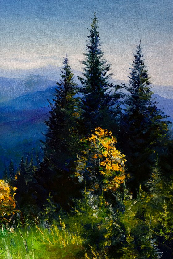 "Smell of autumn" , mountains landscape