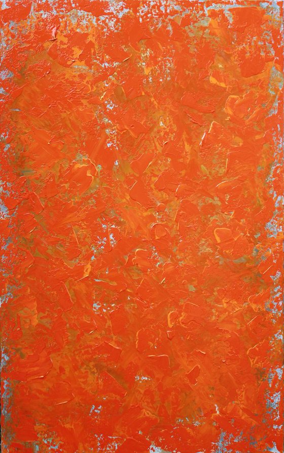 Brilliant Orange Abstract