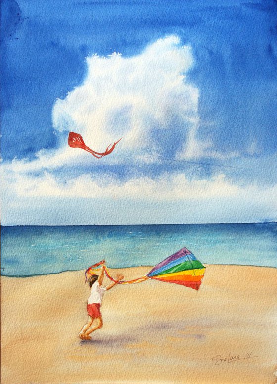 Kite /  ORIGINAL PAINTING