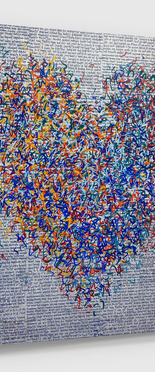 The Great Optimist - 125cm squ by George Hall