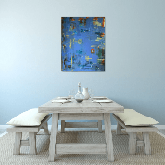 The road home in the blue