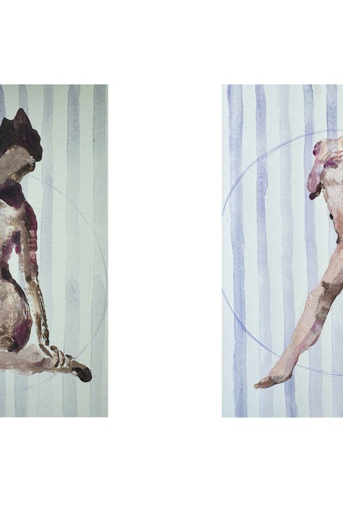 Set of 2 Female Figure by Irina Anis