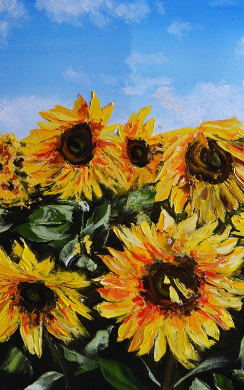 Sunflowers by Valeriia Radziievska