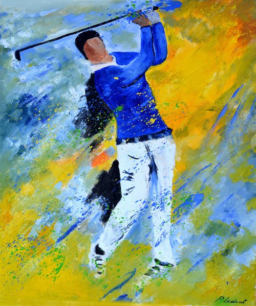 Golf player by Pol Henry Ledent