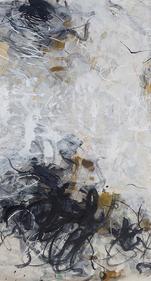 white and black landscape by Cristian Cuevas