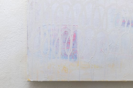 Layered Memories - White Abstract
