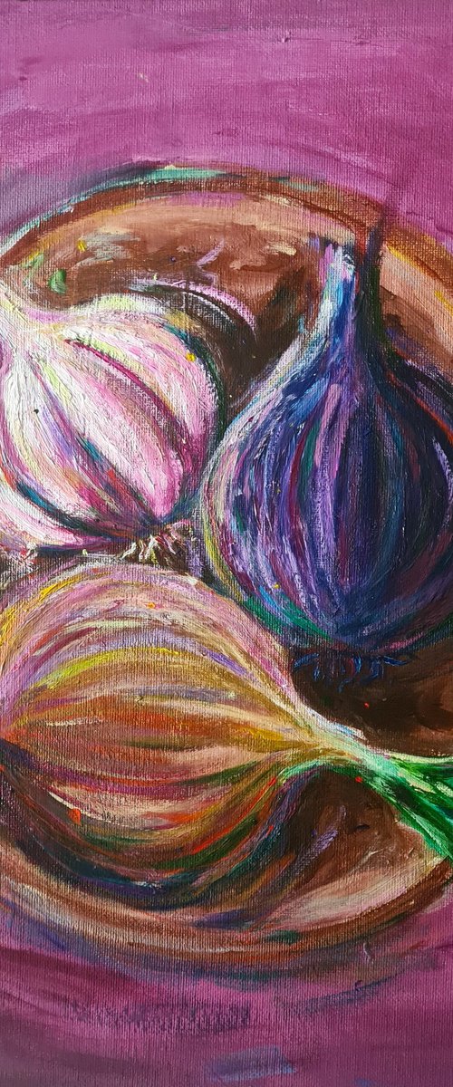 Garlic and Onions by Dawn Underwood