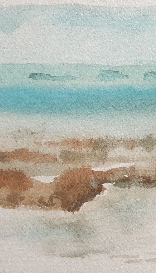 Sea sketch #1 by Mary Stubberfield