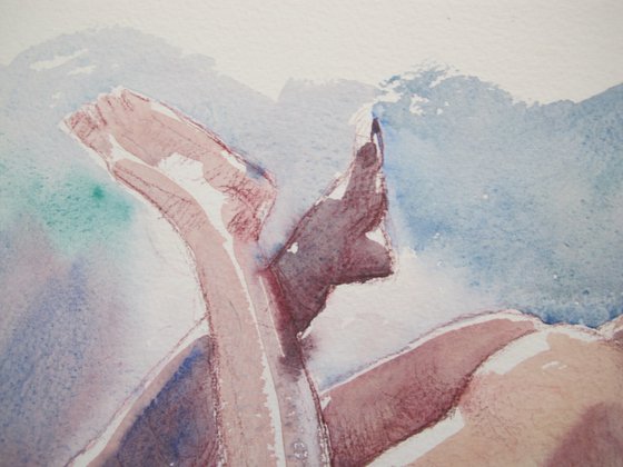 reclining female nude