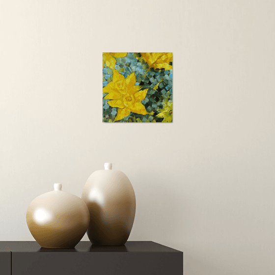 Daffodils Abstract