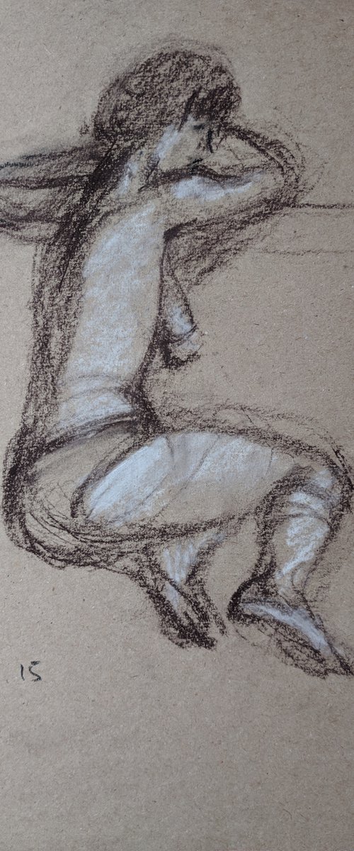 Leaning Nude by Ara Shahkhatuni