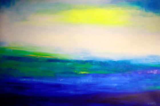 Large Abstract painting Seascape