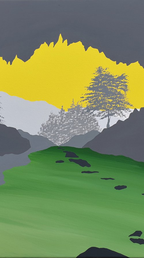 Inside Rydal Cave, The Lake District by Sam Martin