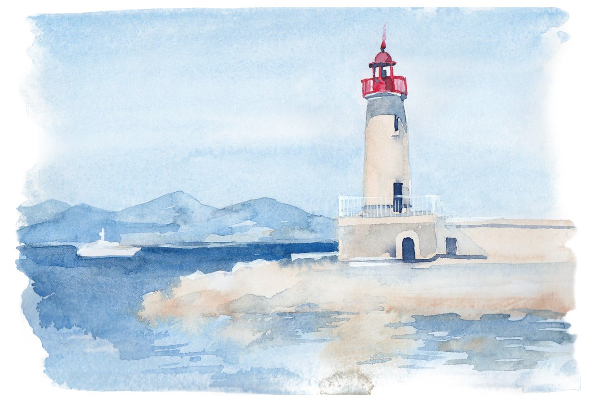 Lighthouse of Saint-Tropez by Tatiana Alekseeva