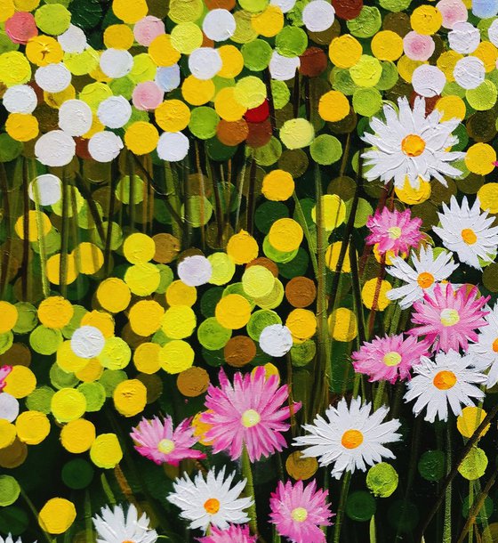 Daisies in the Wind