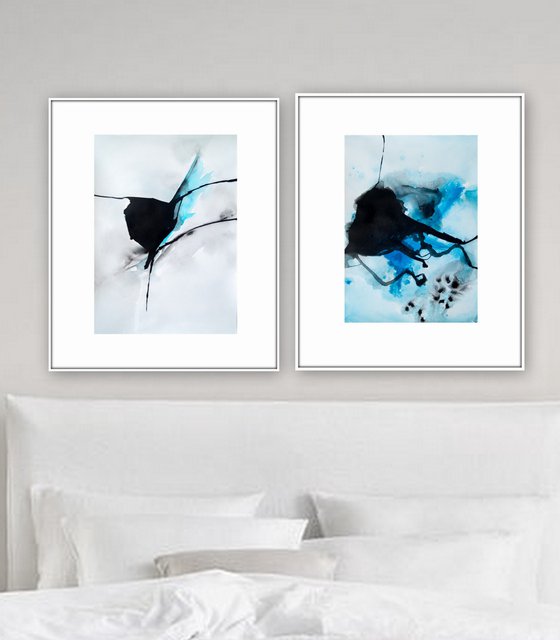 Set of two Abstract Artworks.