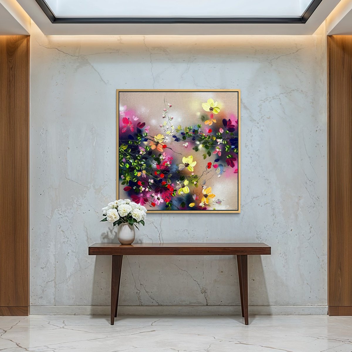 Hanami Dreams By Anastassia Skopp, 39 X 39, Artwork For Sale On Artfinder