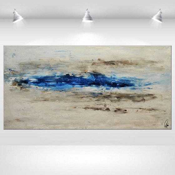 Seaview - Acrylic Painting - Abstract Art Painting Canvas Art Wall Art Ready to hang