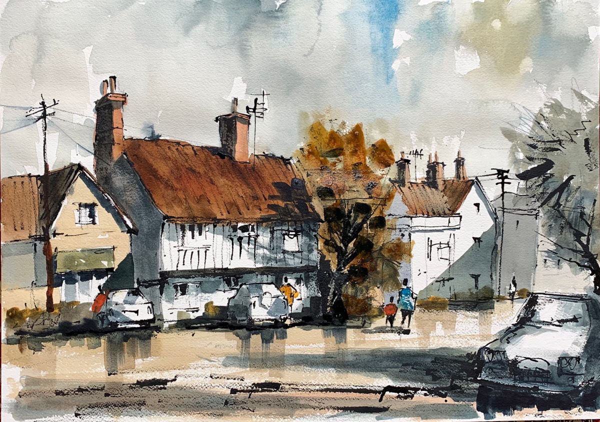 High Street Long Melford by Paul Mitchell