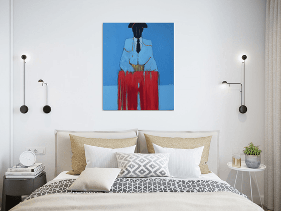 Abstract Torero Figure