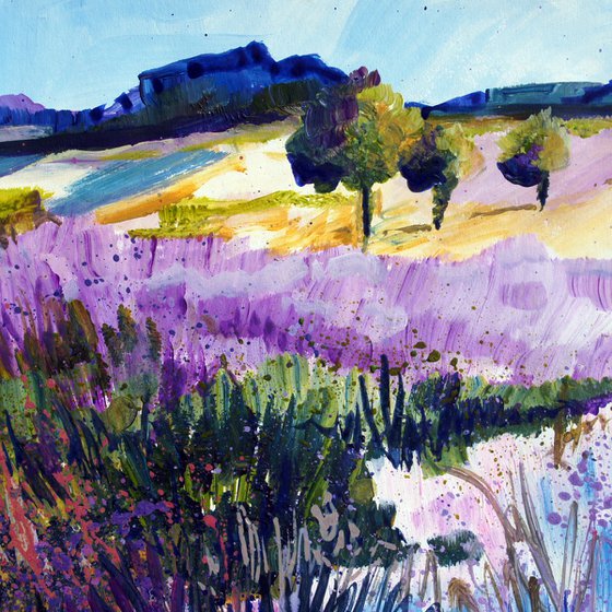 Little purple landscape