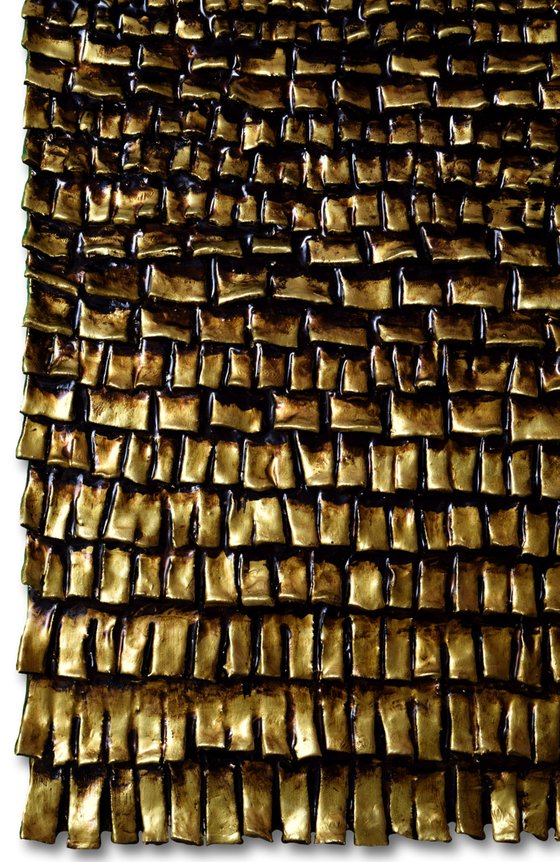 Gold Bark | Dimensional Wall Art