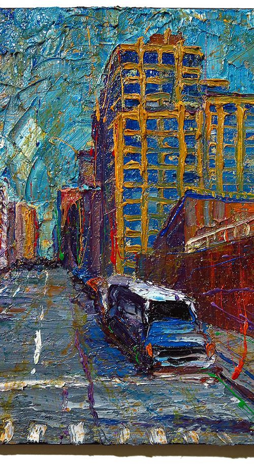 A FEW BLOCKS NORTH OF MY STUDIO ON 7th AVE by David Padworny