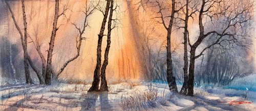 Winter forest by Igor Dubovoy