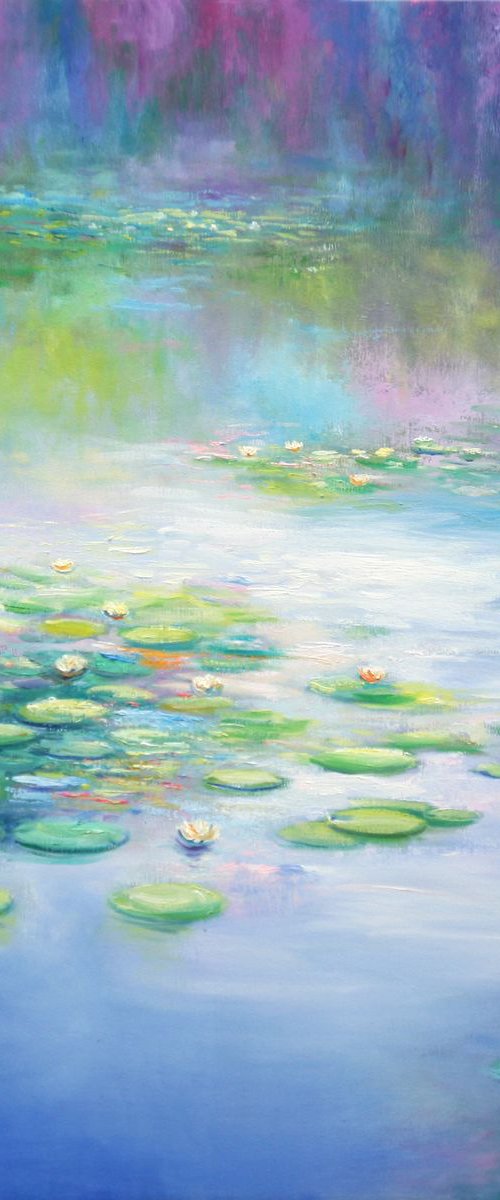 Lilies pond by Behshad Arjomandi