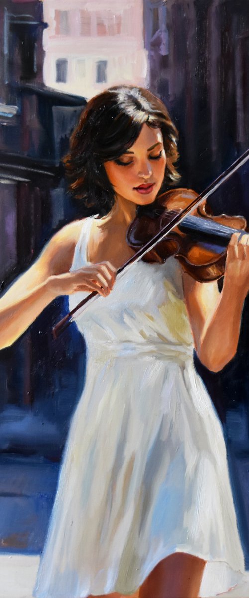 The violin player by Serghei Ghetiu