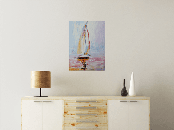 Sail, 50х70 cm