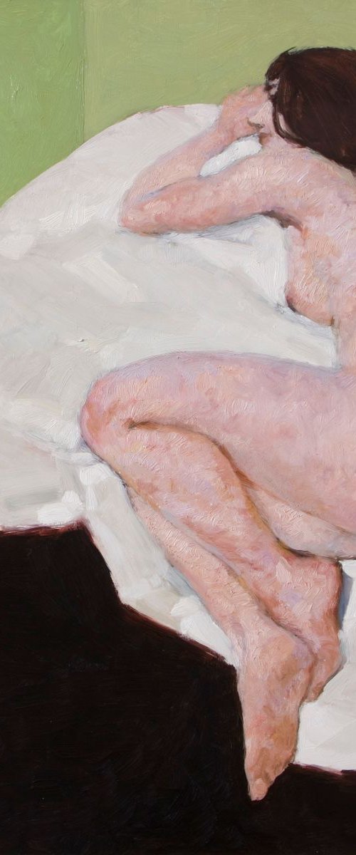 modern style nude impressionist woman : julie by Olivier Payeur