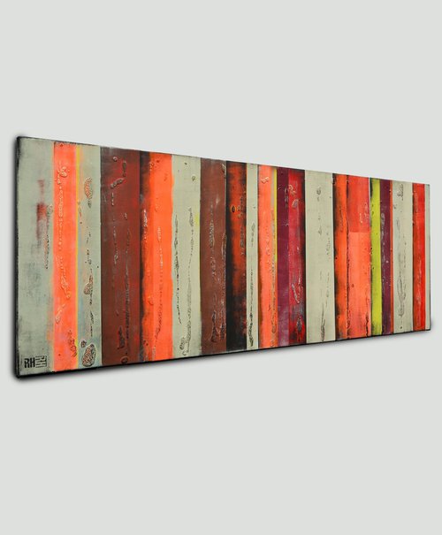 Panels Orange Neon by Ronald Hunter