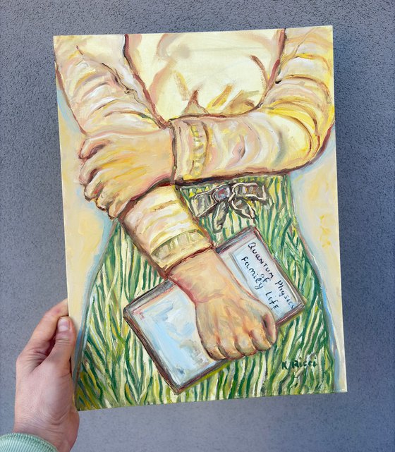 Woman Holding a Book