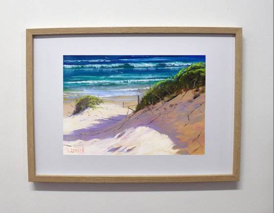 Sand Dunes to the Ocean Beach