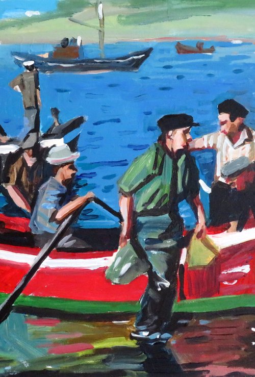 fishermen by Stephen Abela
