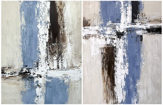 Aligned Within Diptych set