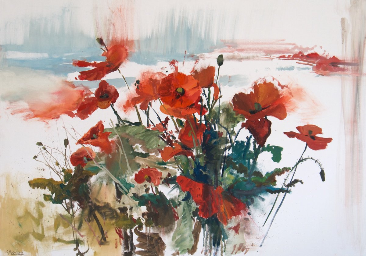 Spring Flashing By Iii By Anastasia Chernysheva, 39 X 28, Artwork For Sale On Artfinder