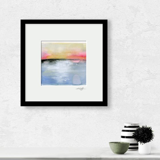 Tranquil Dreams 15 - Abstract Landscape/Seascape Painting by Kathy Morton Stanion