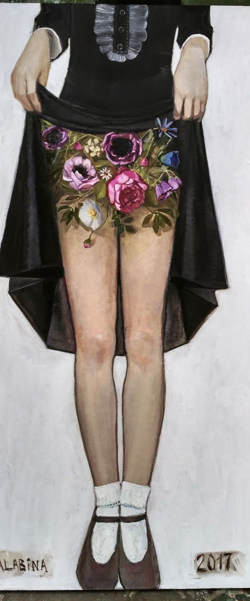 "Lolita"50х100cm. by ANASTASIA BALABINA