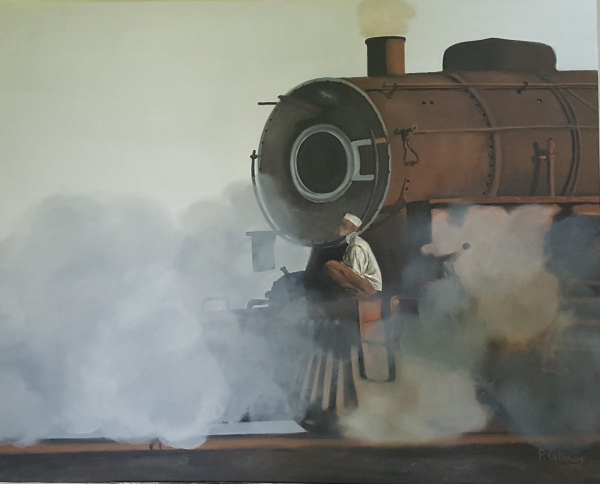 la locomotive by Patricia Gitenay